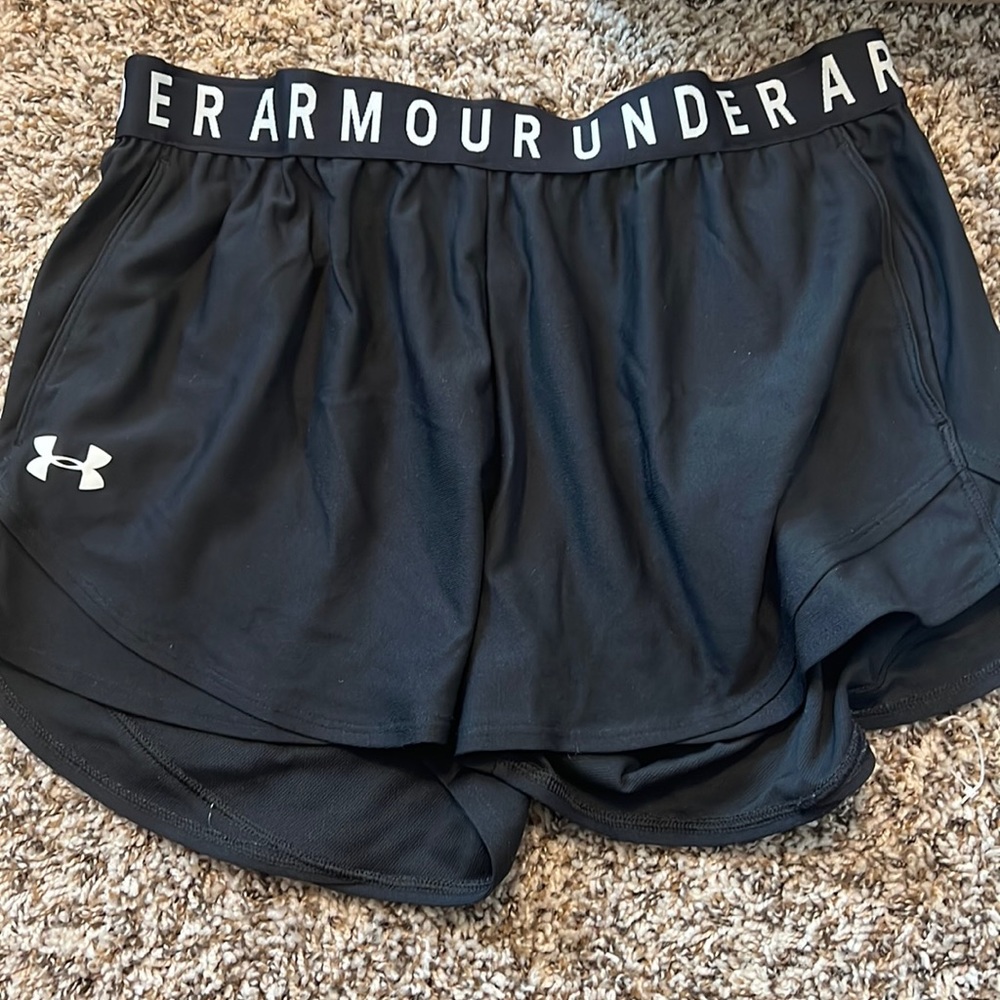 Black Under Armour Athletic Shorts